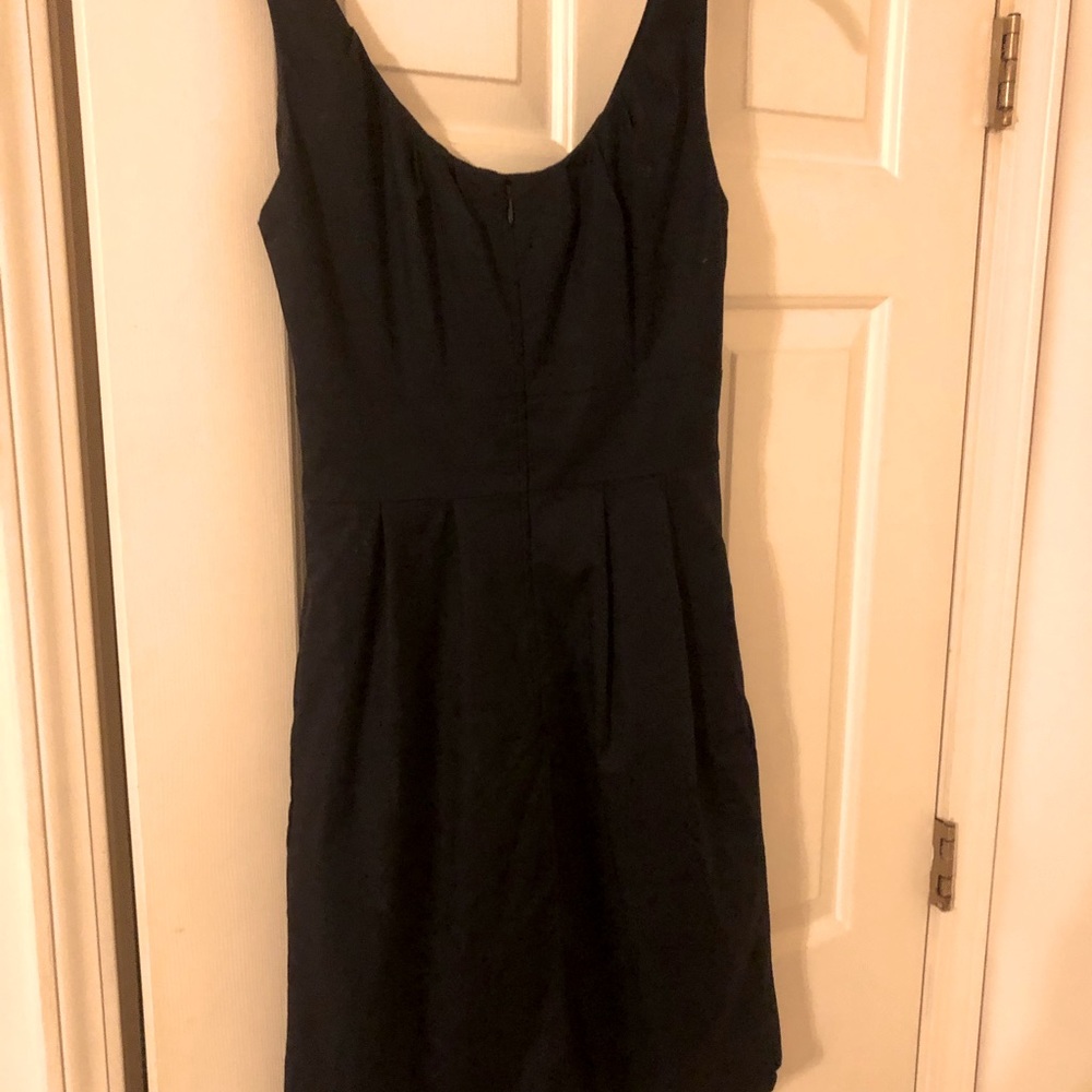 J crew Dark navy dress with pockets